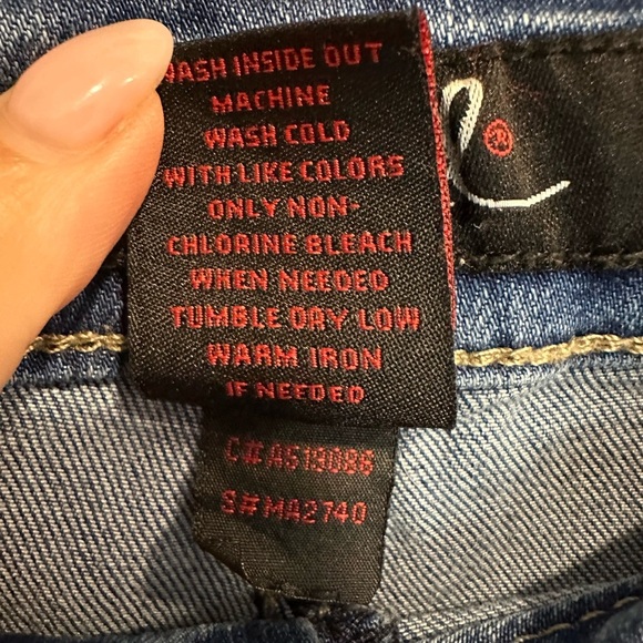 Earl Jeans Blue Distressed Jean Shorts - Picture 6 of 6